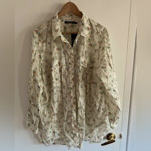 NWT Women’s XXL Ralph Lauren floral western shirt